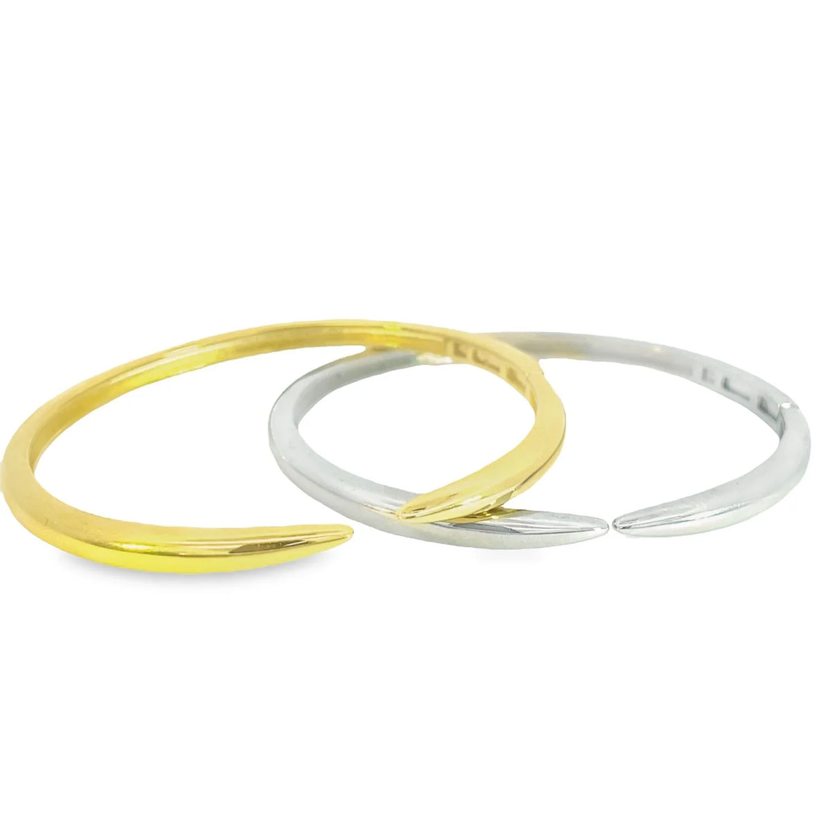 Claw Skinny Plain Bangle Bracelet