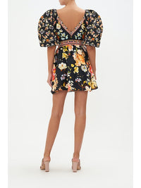 Puff Sleeve Mini Dress | Camilla | Alene Too Located in FL